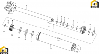 Цилиндр стрелы (3713CH)