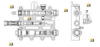 Клапан распределительный коробки передач LG03-BSF (350802)