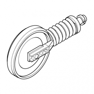 Натяжитель гусеницы в сборе