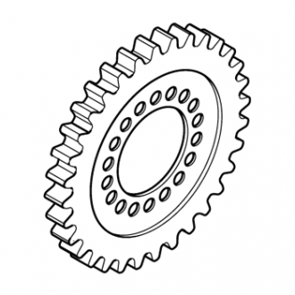 Звёздочка приводная двойная