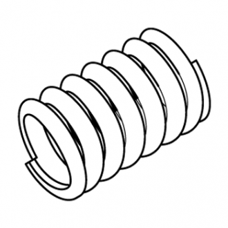 Пружина натяжителя гусеницы