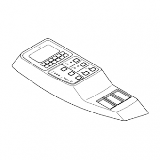 Блок управления экскаватором в сборе