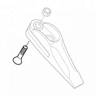 &nbsp;&nbsp;&nbsp;&nbsp;&nbsp;&nbsp;Болт зуба ковша