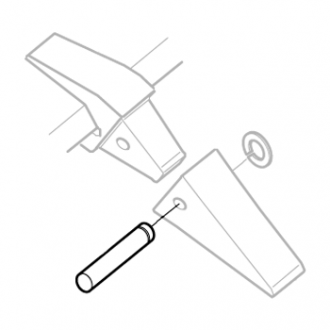 &nbsp;&nbsp;&nbsp;&nbsp;&nbsp;&nbsp;Палец коронки ковша