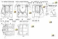 Комплектующие кабины (стекла) LG953N 2929001402