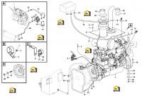 Дизельный двигатель в сборе WD10G220E23 (DHD10G0412)