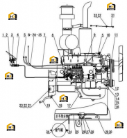 Дизельный двигатель в сборе WD615G.220 (G0481)