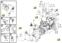 Дизельный двигатель в сборе WD10G220E23 (DHD10G0587)