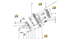 Вал промежуточный передачи заднего хода в сборе