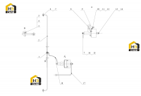 Насос форсажной камеры заднего моста в сборе