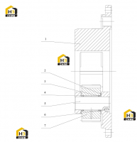 Рама планетарного колеса