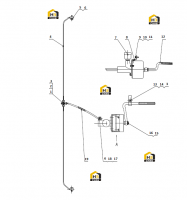 Цилиндр тормозной переднего моста