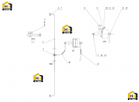 Насос форсажной камеры заднего моста в сборе