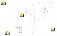Насос форсажной камеры заднего моста в сборе