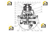 Привод главный в сборе