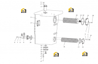 Комплектующие гидравлического бака