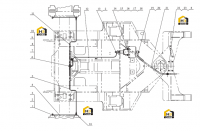 Насос форсажной камеры переднего моста в сборе