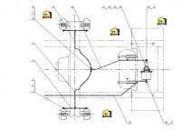 Насос форсажной камеры заднего моста в сборе