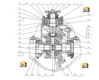 Привод главный в сборе