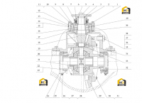 Привод главный в сборе