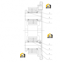 Рама планетарного колеса