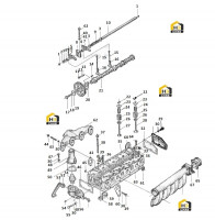 Агрегат газораспределительной системы головки в сборе
