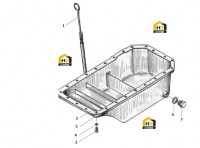 Картер двигателя в сборе