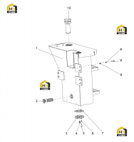 Бак топливный в сборе