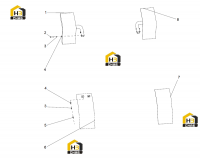 Брызговик в сборе