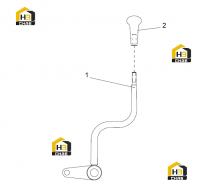 Крышка ручного рычага