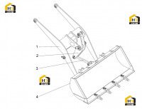 Рычаг подъемный в сборе