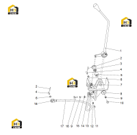 Рычаг переключения передач с креплением