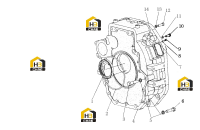 Корпус маховика в сборе (часть 3)