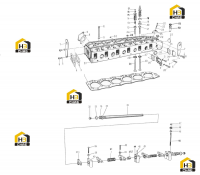 Крышка блоков цилиндра в сборе (часть 1)