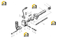 Насос масляный и трубопровод в сборе