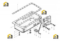 Поддон масляный в сборе 498BT