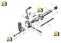 Насос масляный и трубопровод в сборе