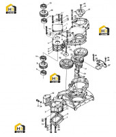 Передача зубчатая газораспределения в сборе 495BT