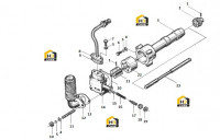 Насос масляный и маслопровод в сборе