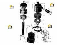 Фильтр воздушный в масляной ванне в сборе