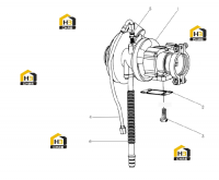 Узел установки нагнетателя