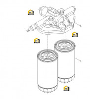 Фильтр топливный, сепаратор