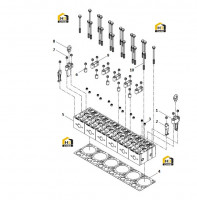 Головка блока цилиндров в сборе