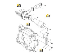 Группа компрессорных трубопроводов