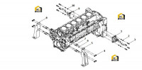 Группа кронштейнов двигателя