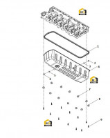Поддон картера с креплением