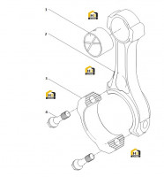 Шатун поршневой