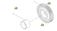Шестерня промежуточная в сборе