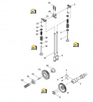 Узел привода клапанов