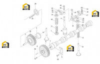 Механизм клапана распределительный